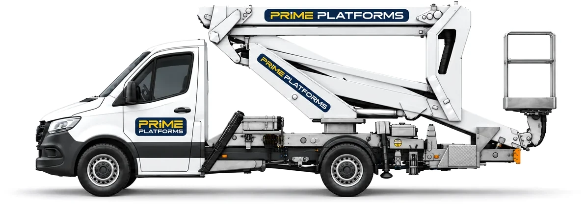 GSR B210PJX 20.3m truck mounted access platform in Prime Platforms livery
