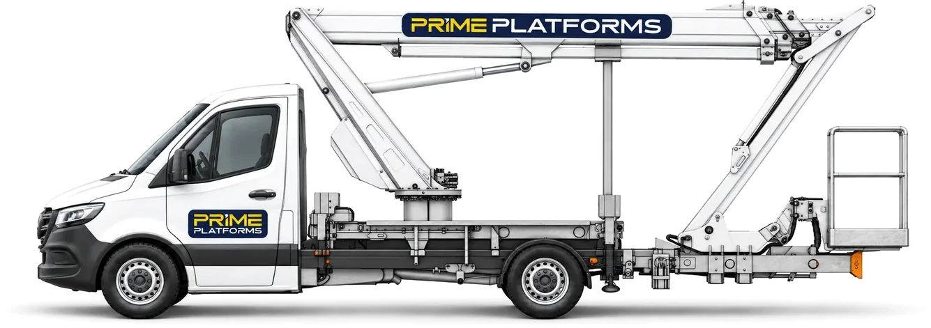 GSR B220TJ 22m truck mounted access platform in Prime Platforms livery